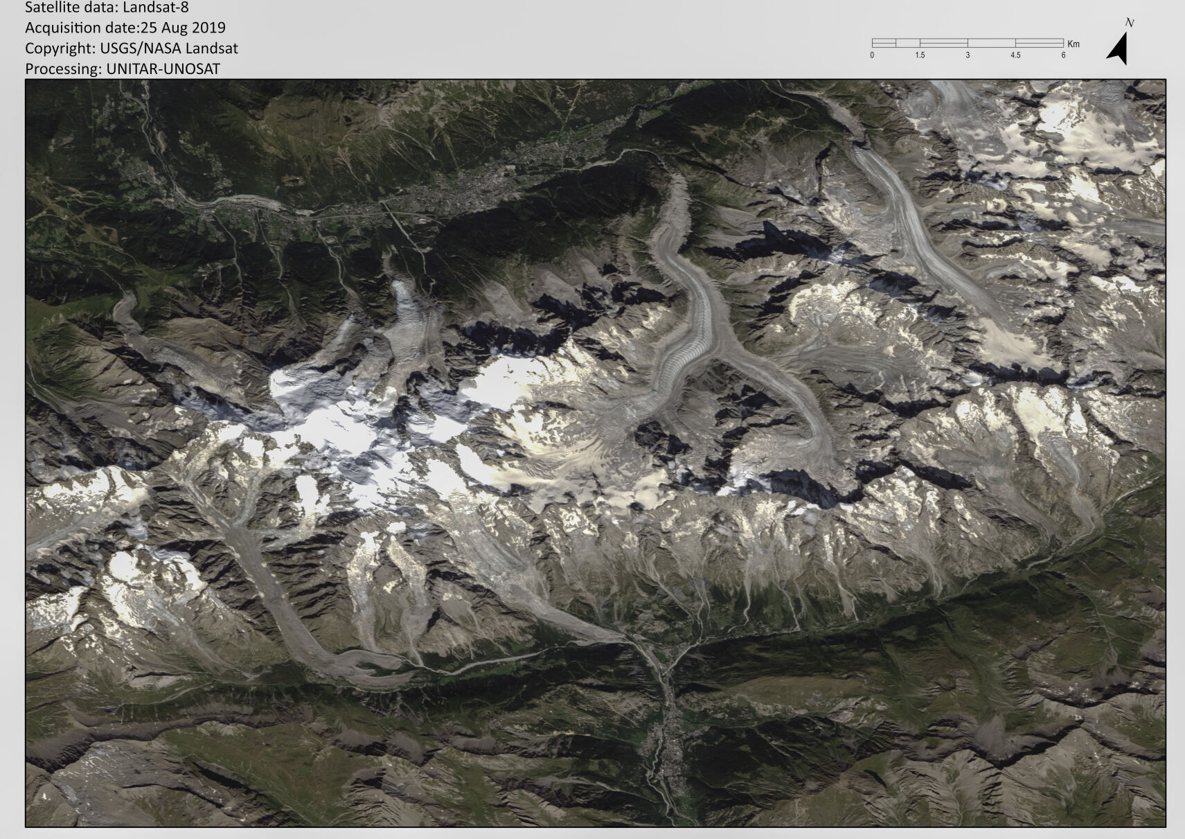 Italy Melting Glacier